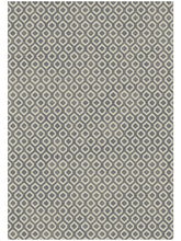 8' x 10' Beige and Gray Geometric Area Rug